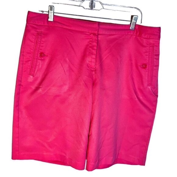 IZOD PERFORMX Stretch Salmon Pink Shorts Sz 12 - Picture 1 of 7